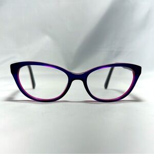 Guess Purple and Pink Small Cat Eye Eyeglasses with Case - Frames Only